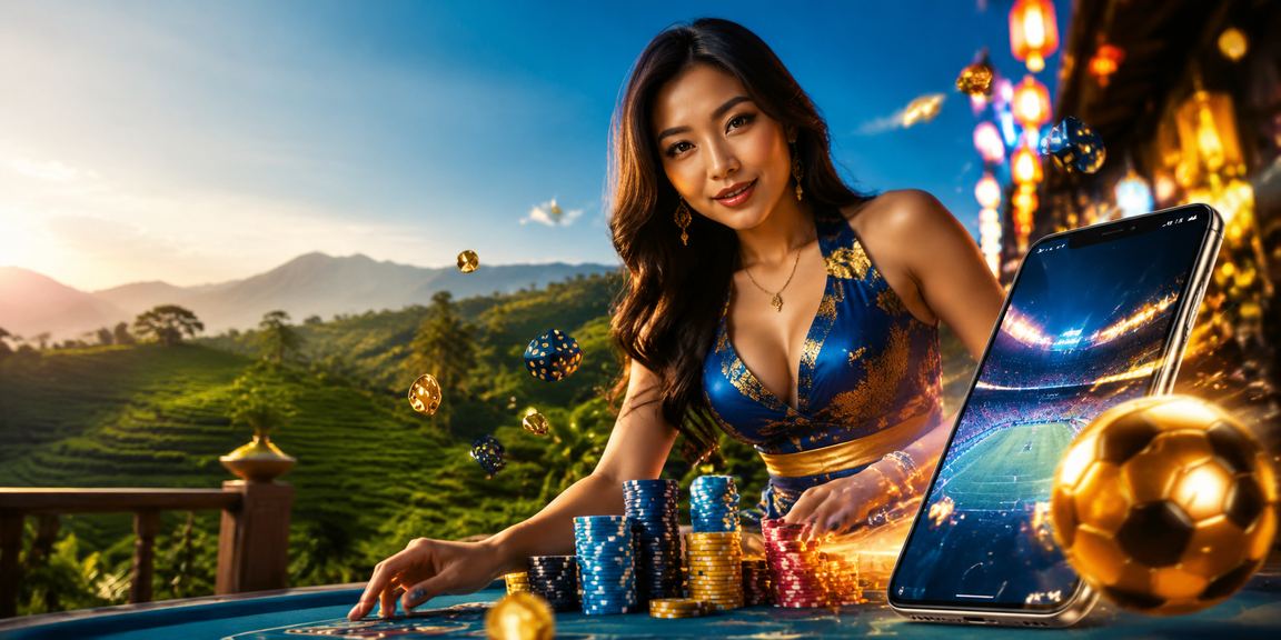 Model Vietnam dengan tampilan platform sports betting modern